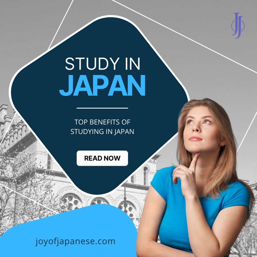 Reasons for studying in Japan