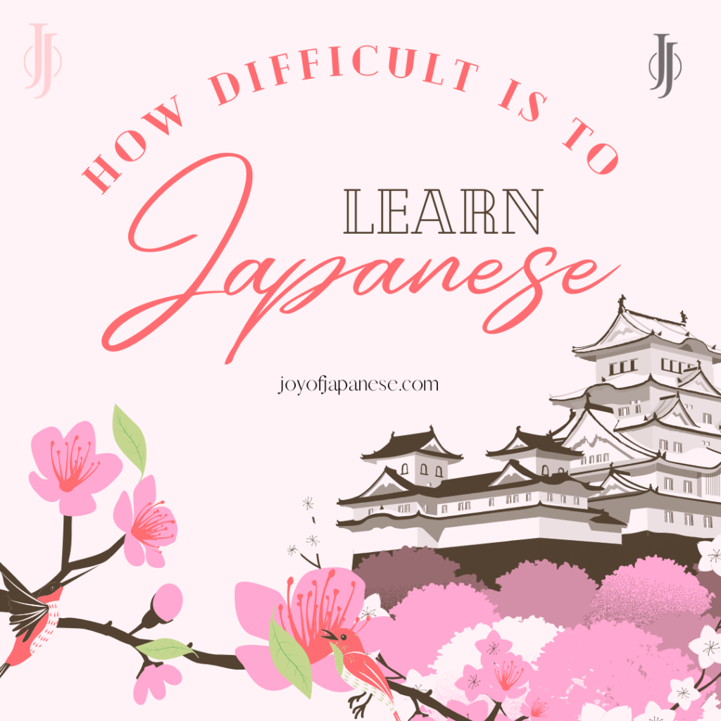Is Japanese easy to learn